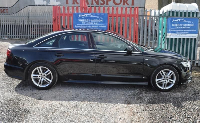 Used Audi A6 S-Line 190 HP (139 kW) 2015 Black Sedan