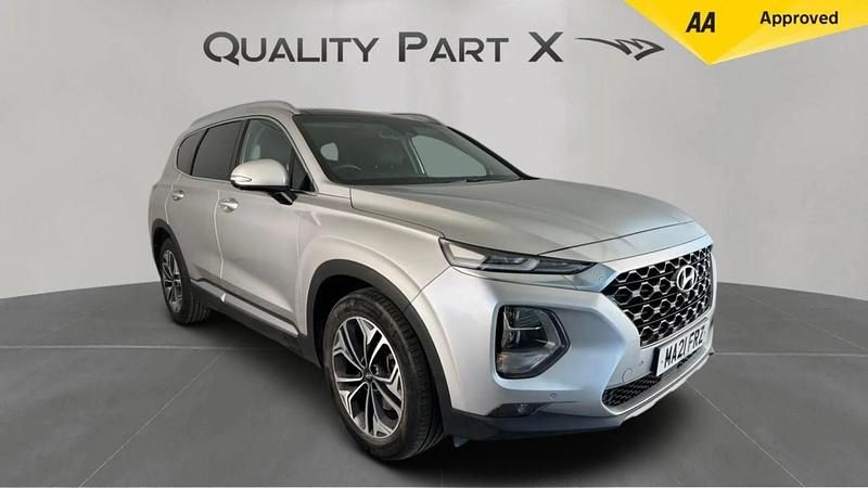 Silver Used 2021 Hyundai Santa Fe Premium SE SUV | £21,190 (Super price) - Image 1/4