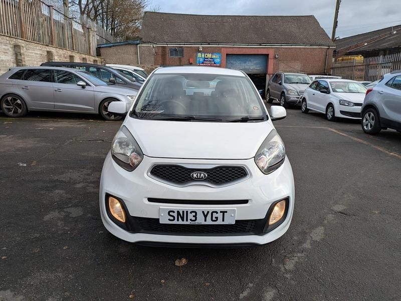 Used Kia Picanto 68 HP (50 kW) 2013 White Hatchback