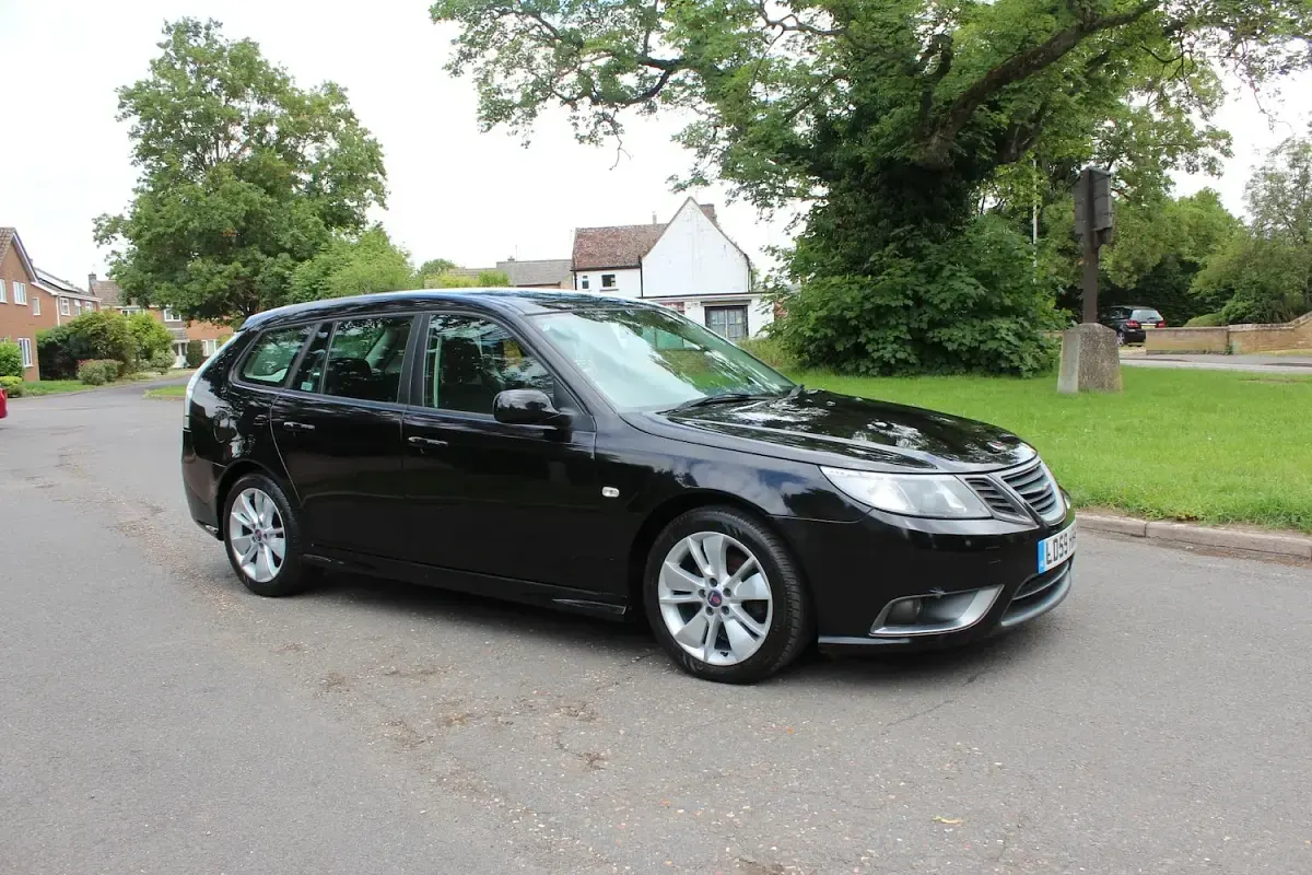 Used Saab 9-3 150 HP (110 kW) 2009 Black Estate