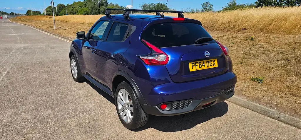 Used Nissan Juke Acenta Premium 115 HP (84 kW) 2015 Blue SUV