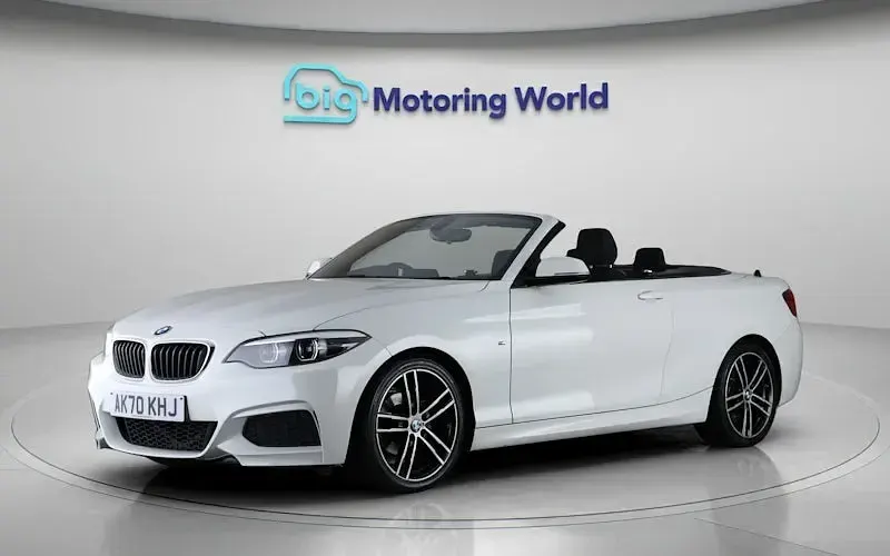 Used BMW 218 M Sport 136 HP (100 kW) 2021 White Cabriolet