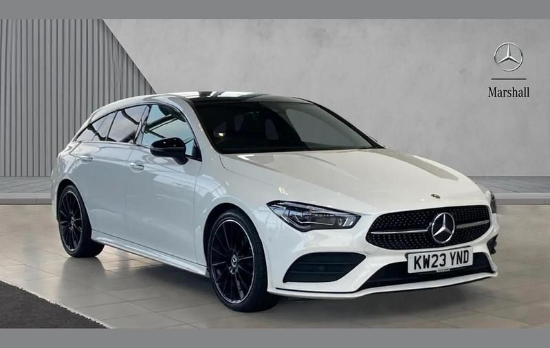 Used Mercedes CLA220 Shooting Brake AMG Line Premium Plus 187 HP (137 kW) 2023 White Estate