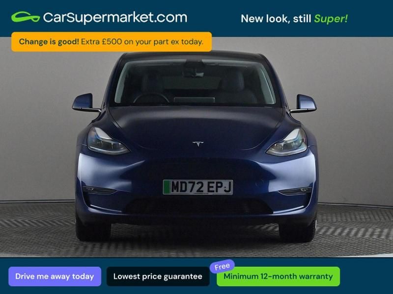 Used Tesla Model Y Long Range AWD 378 kW (514 HP) 2023 Blue SUV