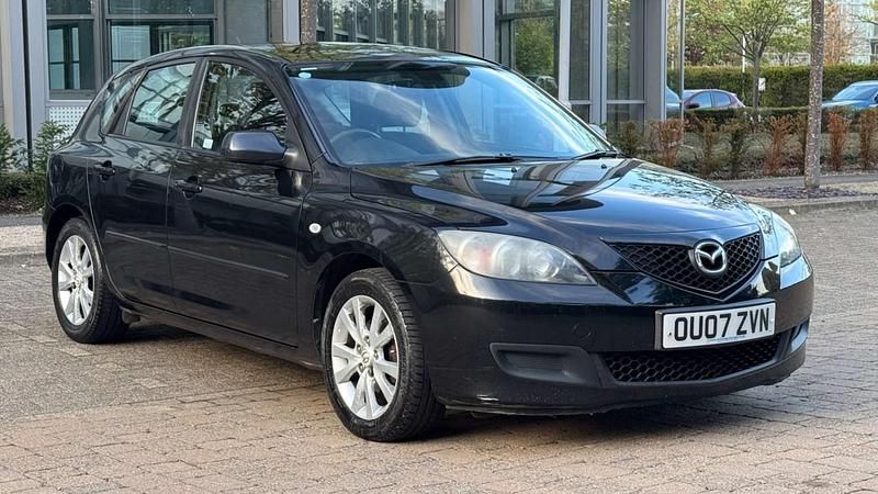 Black Used 2007 Mazda 3 Hatchback | £2,490 (Fair price) - Image 1/4
