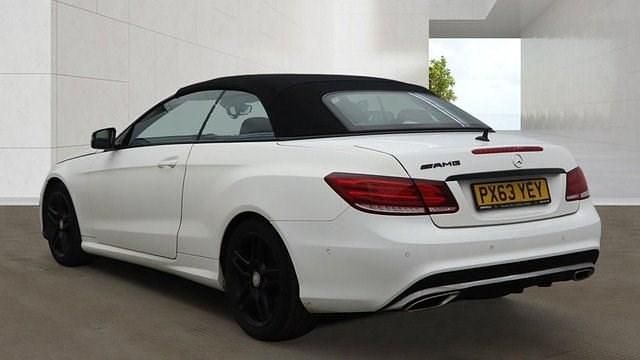 Used Mercedes E220 AMG 170 HP (125 kW) 2014 White Cabriolet