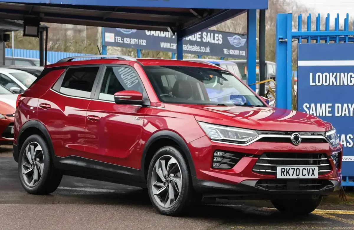 Used SsangYong Korando 163 HP (119 kW) 2020 Red SUV