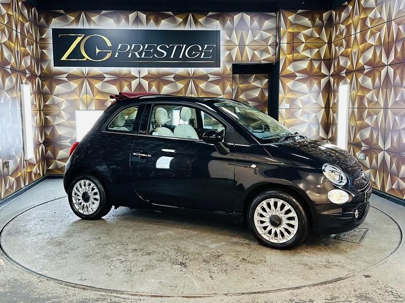 Black Used 2020 Fiat 500C Lounge Cabriolet | £8,495 (Fair price) - Image 1/3