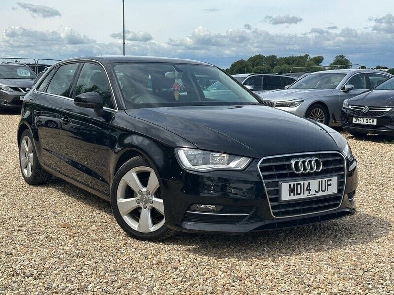Black Used 2014 Audi A3 Sportback Sport Hatchback | £7,781 (Fair price) - Image 1/4