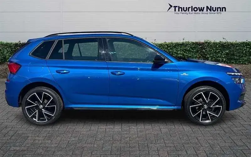 Used Skoda Kamiq Monte Carlo 110 HP (80 kW) 2023 Blue SUV