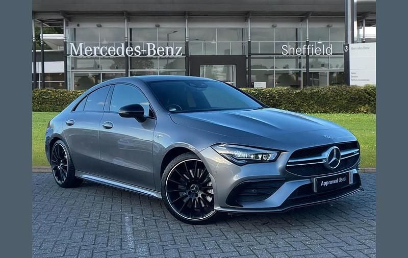 Grey Used 2020 Mercedes CLA35 AMG Premium Plus Coupe | £26,950 (Fair price) - Image 1/4