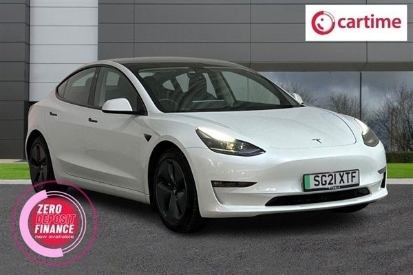 White Used 2021 Tesla Model 3 Long Range Sedan | £19,199 (Expensive) - Image 1/3