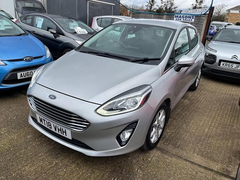 Used Ford Fiesta Zetec 2018 Silver Hatchback