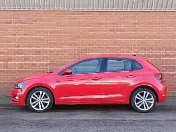 Begagnad VW Polo SEL 115 HK (84 kW) 2018 Röd Halvkombi
