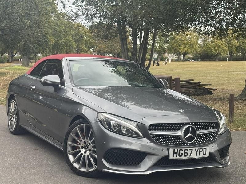 Grey Used 2017 Mercedes C220 AMG Line Premium Plus Cabriolet | £13,995 (Fair price) - Image 1/4