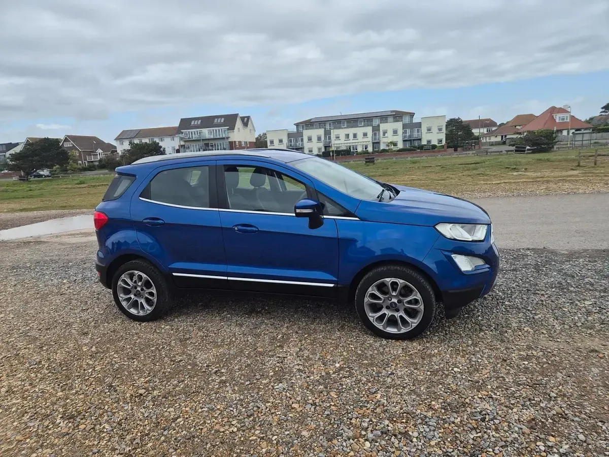 Used Ford Ecosport Titanium 2018 Blue SUV