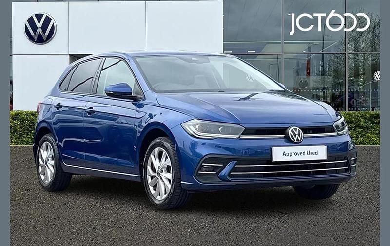 Blue Used 2022 VW Polo Style Hatchback | £15,966 (Fair price) - Image 1/4