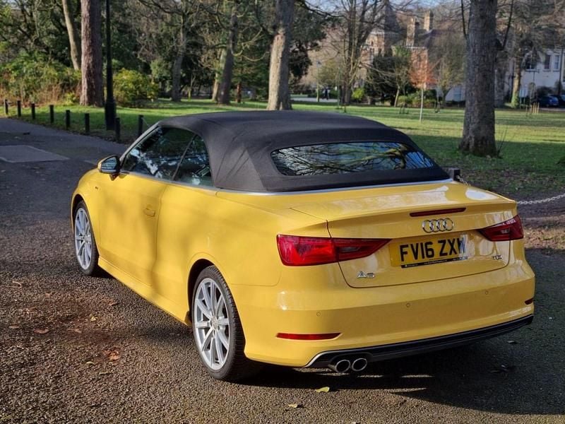 Used Audi A3 Cabriolet S-Line 2016 Yellow Cabriolet