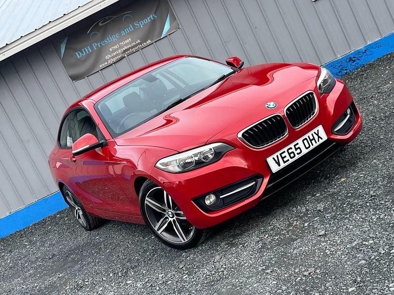 Used BMW 218 Sport Line 2015 Red Coupe