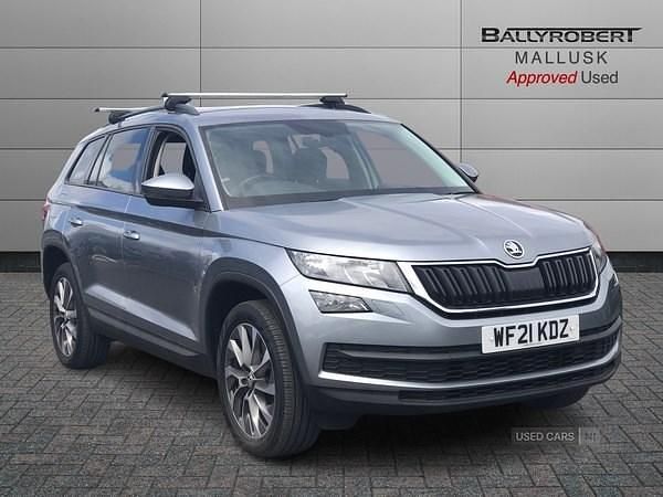 Grey Used 2021 Skoda Kodiaq SE Drive SUV | £22,495 (Fair price) - Image 1/4