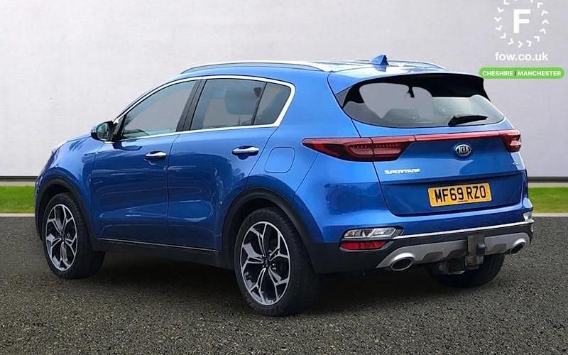 Used Kia Sportage GT-Line 136 HP (100 kW) 2019 Blue SUV