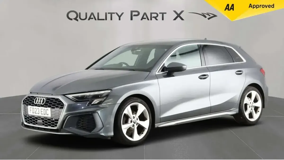 Used Audi A3 Sportback S-Line 110 HP (80 kW) 2023 Grey Hatchback