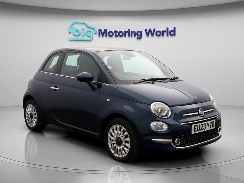 Blue Used 2023 Fiat 500 S Hatchback | £8,100 (Good price) - Image 1/4