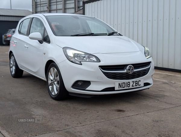 Used Vauxhall Corsa 75 HP (55 kW) 2018 White Hatchback