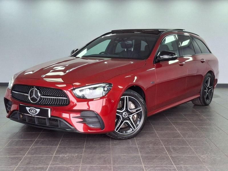 Used Mercedes E300 AMG line 2021 Red Estate