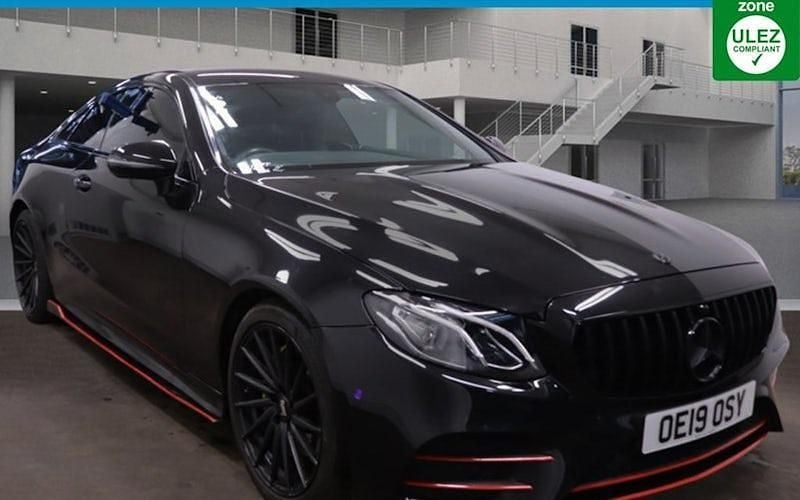 Used Mercedes E220 AMG line 194 HP (142 kW) 2019 Black Coupe