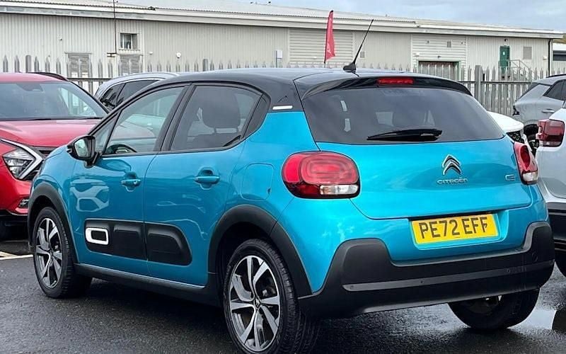 Used Citroën C3 PureTech 110 HP (80 kW) 2022 Blue Hatchback