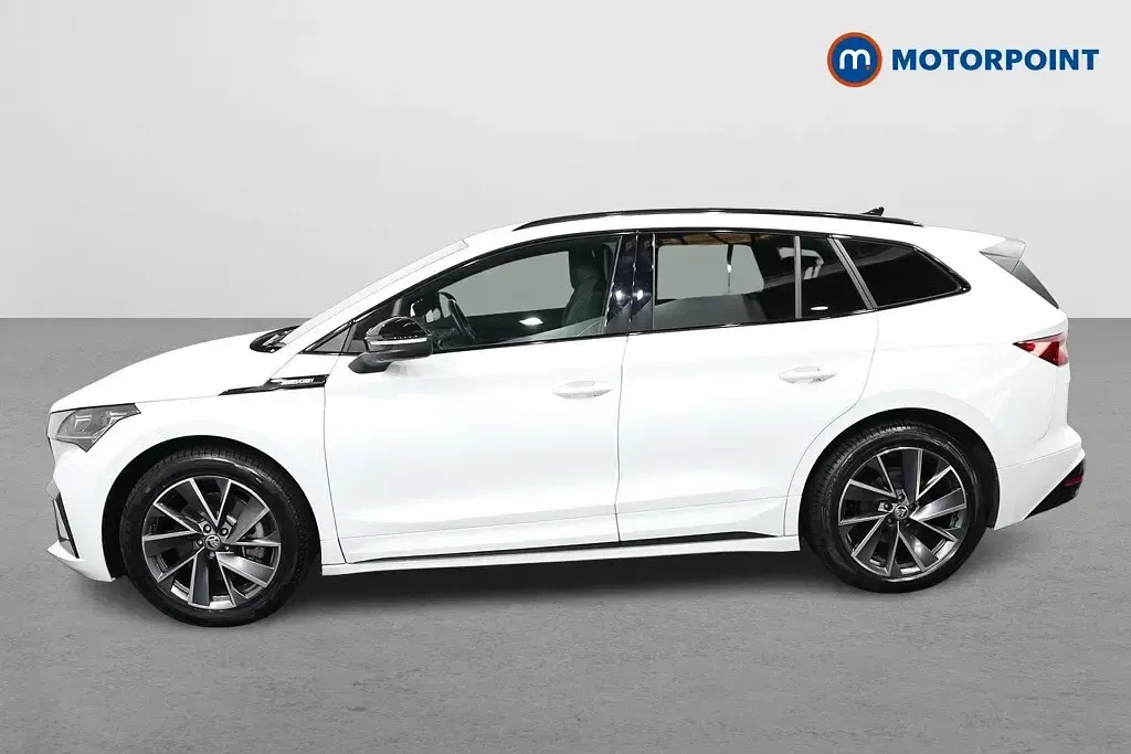 Used Skoda Enyaq iV SportlinePlus 210 kW (286 HP) 2024 White SUV
