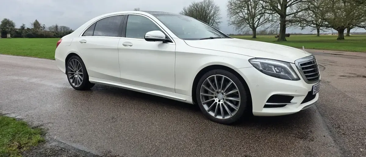 Used Mercedes S350L AMG line 254 HP (186 kW) 2015 White Sedan