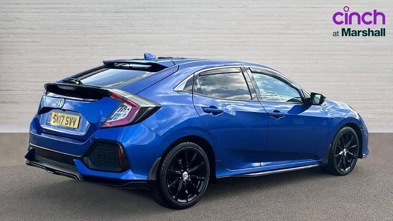 Used Honda Civic SR 129 HP (94 kW) 2017 Blue Hatchback