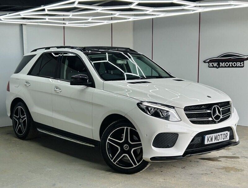 White Used 2018 Mercedes GLE350 AMG line SUV | £20,984 (Fair price) - Image 1/4