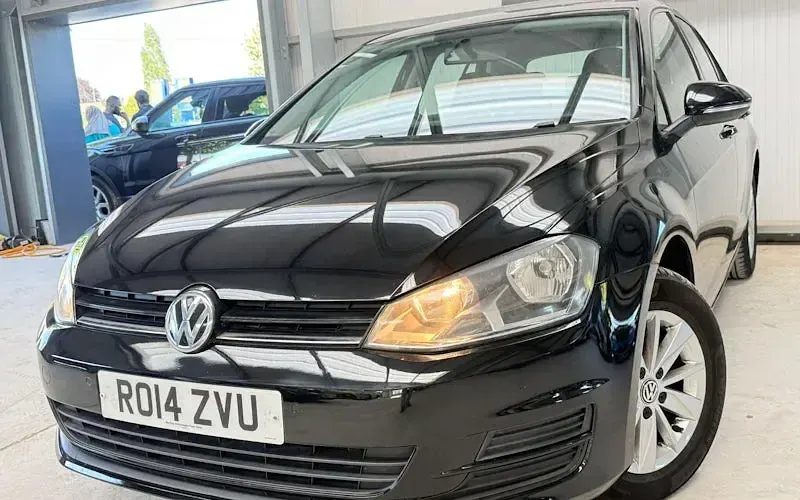 Used VW Golf VII S 86 HP (63 kW) 2014 Black Hatchback