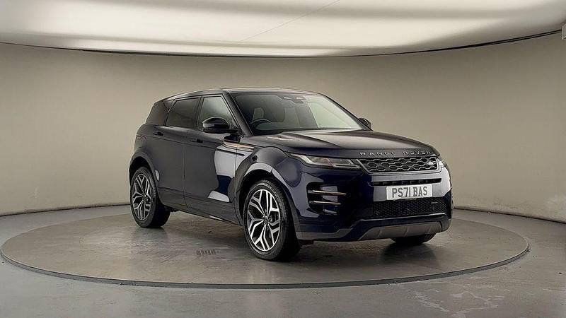 Portofino blue Used 2021 Land Rover Range Rover evoque SE Dynamic SUV | £22,900 (Fair price) - Image 1/4