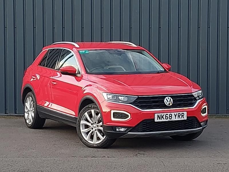 Red Used 2018 VW T-Roc SEL SUV | £15,498 (Fair price) - Image 1/4