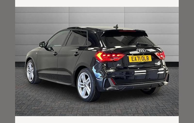 Used Audi A1 S-Line 110 HP (80 kW) 2021 Black Hatchback
