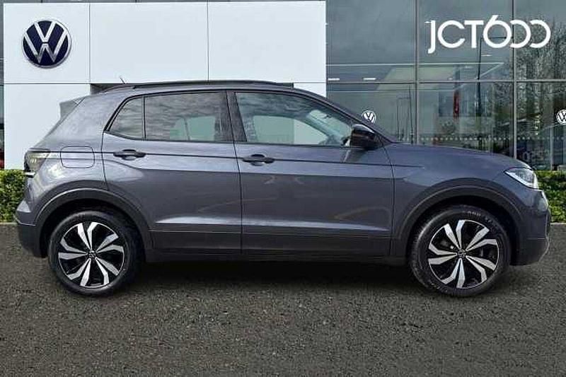 Used VW T-Cross Black Edition 95 HP (69 kW) 2022 Grey SUV