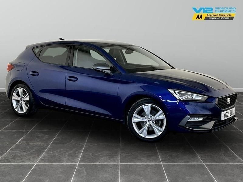 Blue Used 2021 Seat Leon FR Hatchback | £8,595 (Good price) - Image 1/2