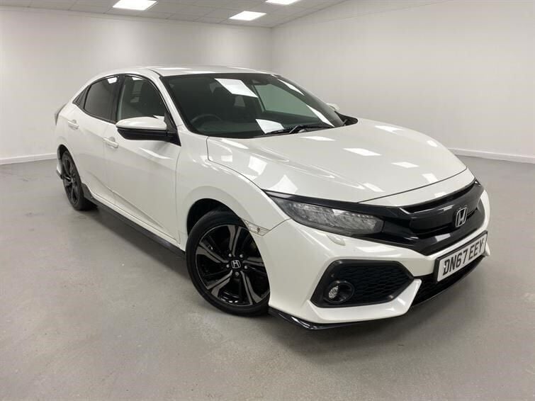 White Used 2017 Honda Civic Sport Hatchback | £9,995 (Good price) - Image 1/4