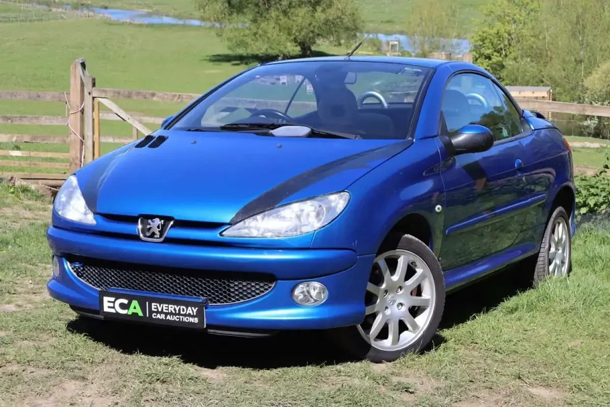 Używany Peugeot 206 Allure 2006 Niebieski Kabriolet