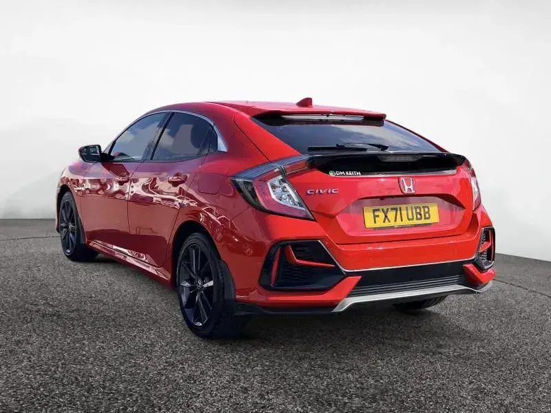 Used Honda Civic EX 126 HP (92 kW) 2021 Red Hatchback