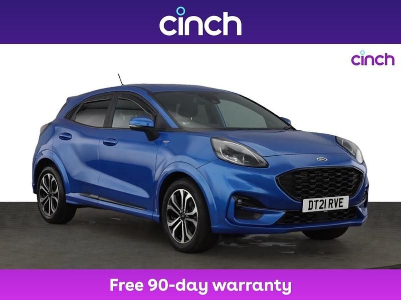 Blue Used 2021 Ford Puma ST-Line Hatchback | £14,599 - Image 1/3