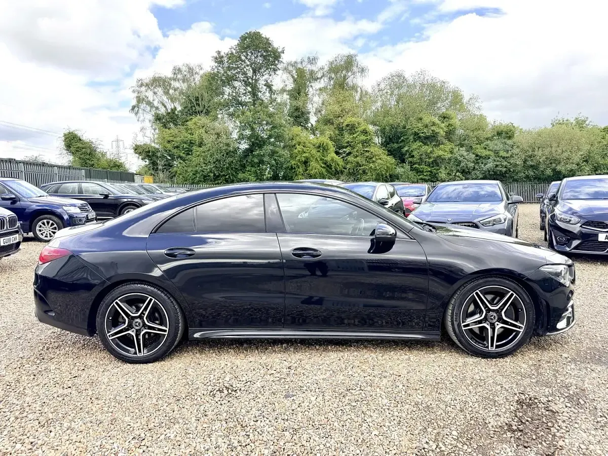 Used Mercedes CLA200 AMG line 2019 Black Coupe