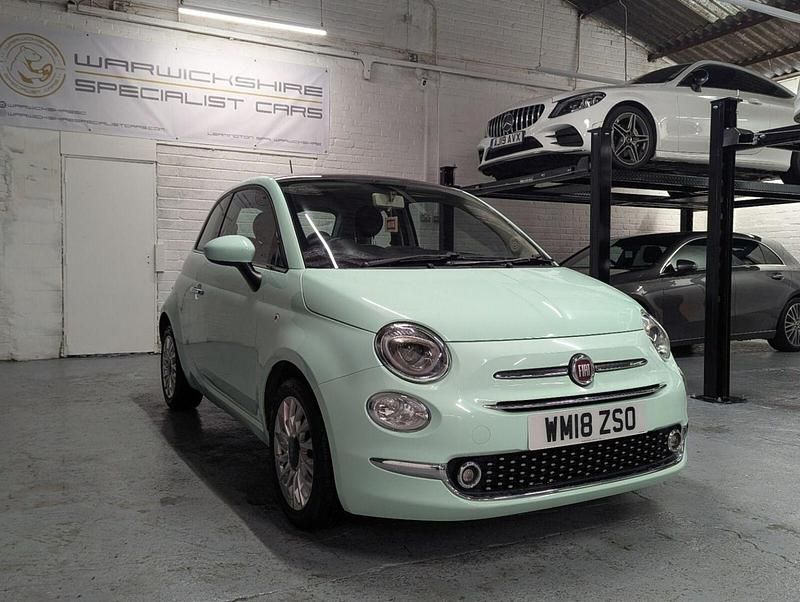Used Fiat 500 Lounge 69 HP (50 kW) 2018 Green Hatchback