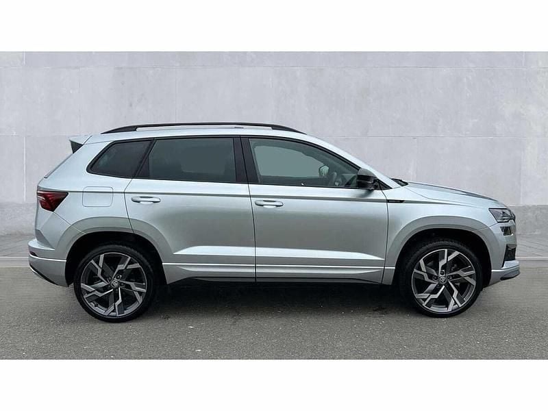 Used Skoda Karoq SportLine 150 HP (110 kW) 2024 Silver SUV