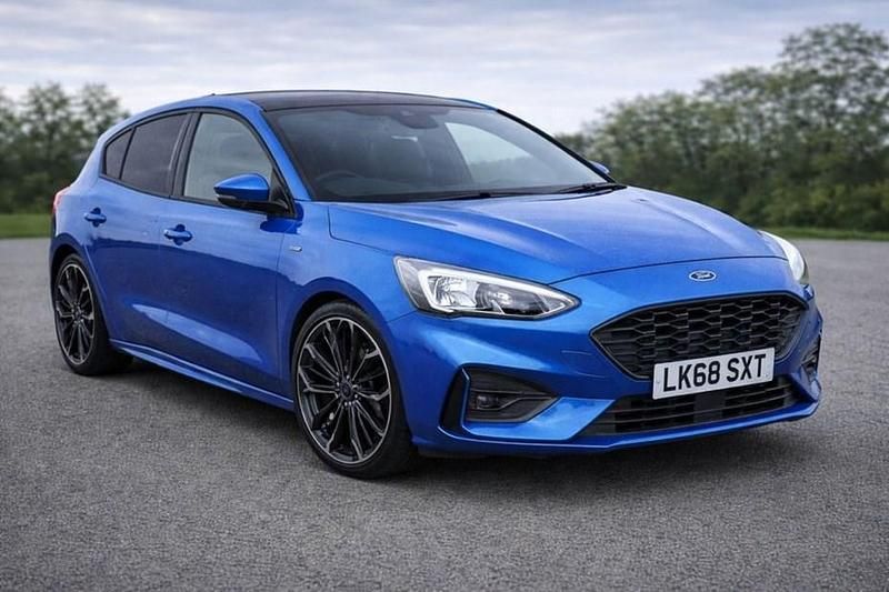 Used Ford Focus ST-Line X 125 HP (91 kW) 2018 Blue Hatchback