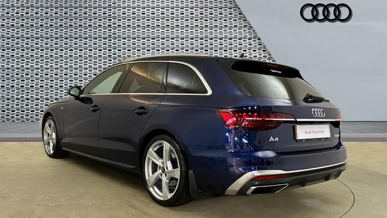 Used Audi A4 S-Line 163 HP (119 kW) 2023 Blue Estate